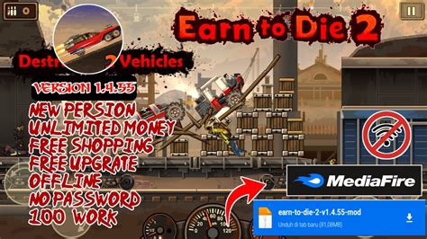 Earn to Die 2 v1.4.55 MOD APK (Unlimited Money).